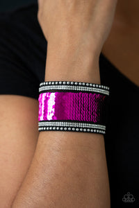 MERMAIDS Have More Fun - Pink Wrap Urban Bracelet