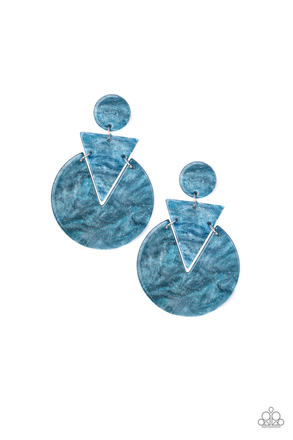 Head Under WATERCOLORS - Blue Earrings