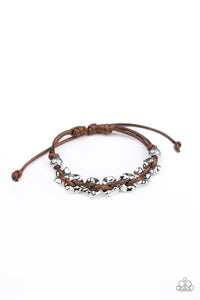 Ride The Rails - Brown Bracelet