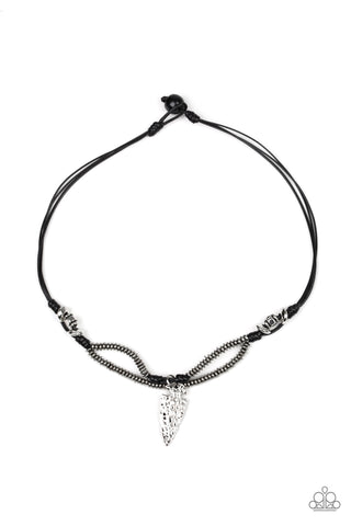 Off With His ARROWHEAD - Black Urban Necklace