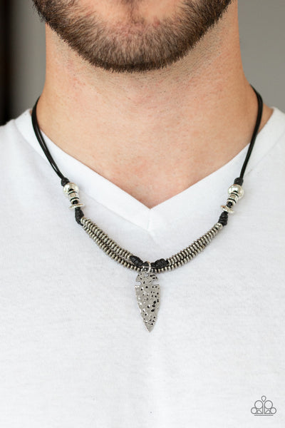 Off With His ARROWHEAD - Black Urban Necklace