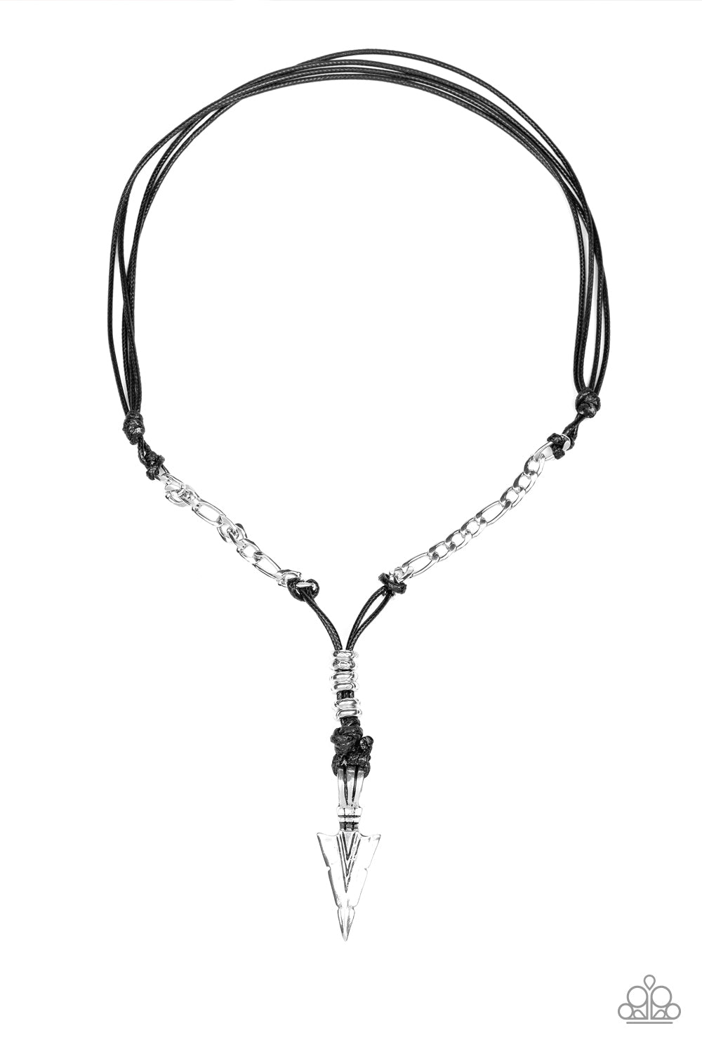 Keep Your ARROWHEAD Up - Black Urban Necklace