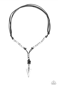 Keep Your ARROWHEAD Up - Black Urban Necklace