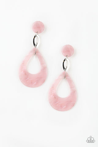 Beach Oasis - Pink Earrings