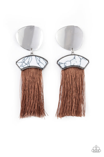 Insta Inca - Brown Earrings