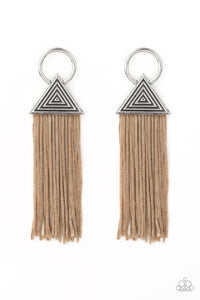 Oh My GIZA - Brown Earrings