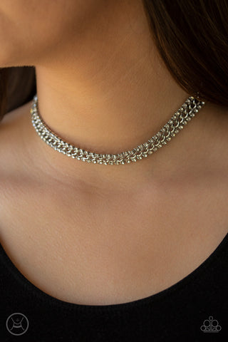 Empo-HER-ment - White Choker Necklace