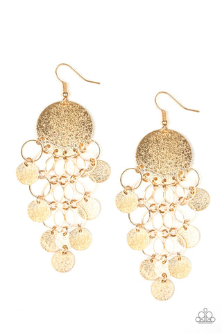 Turn On The BRIGHTS - Gold Earrings