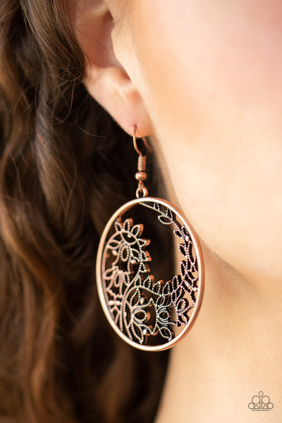 Get Into VINE - Copper Earrings