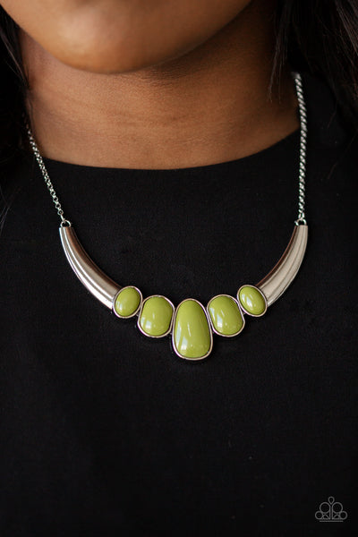 A BULL House - Green Necklace