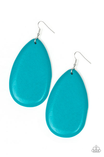 Beach Bride - Blue Earrings