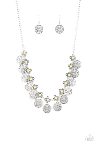 Mandala Movement - Yellow Necklace