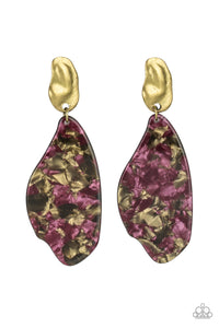 Fish Out of Water - Brass Earrings