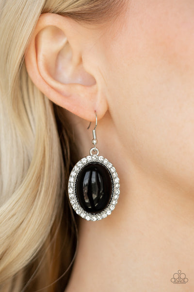 Celebrity Crush - Black Earrings