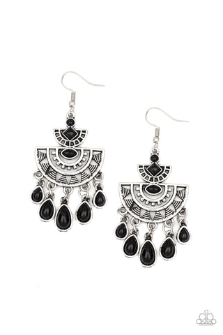 SOL Searching - Black Earrings