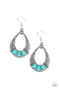 Terra Terrific - Blue Earrings