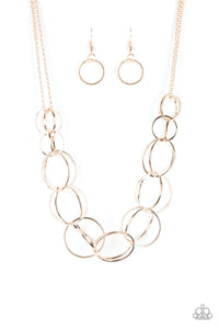 Space Walk - Rose Gold Necklace