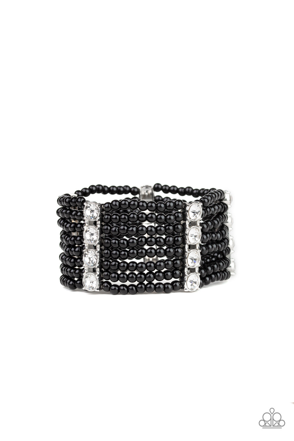 Get In Line - Black Bracelet