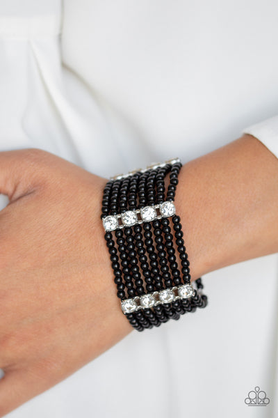 Get In Line - Black Bracelet