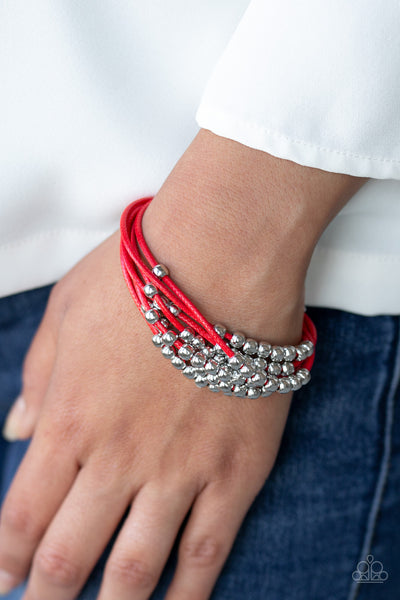 Mega Magnetic - Red Bracelet