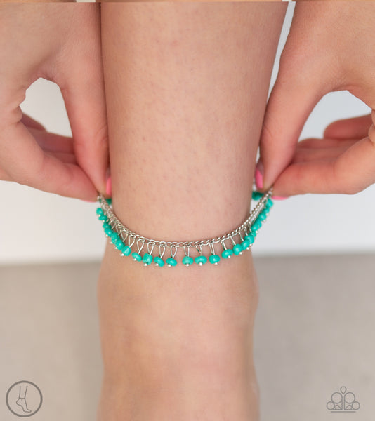 Mermaid Mix - Blue Anklet