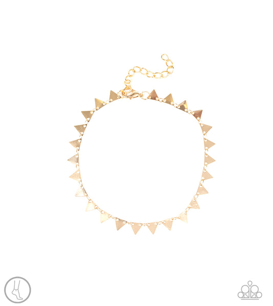 Sand Shark - Gold Anklet