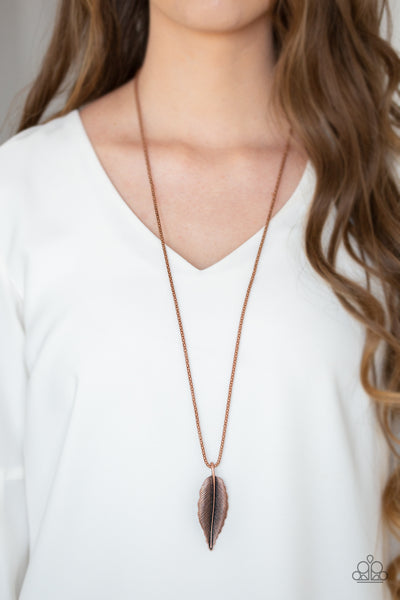 Feather Forager - Copper Necklace