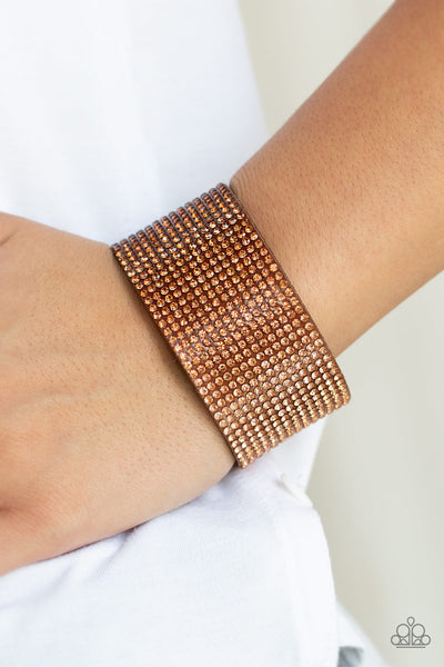 Fade Out - Brown Wrap Urban Bracelet