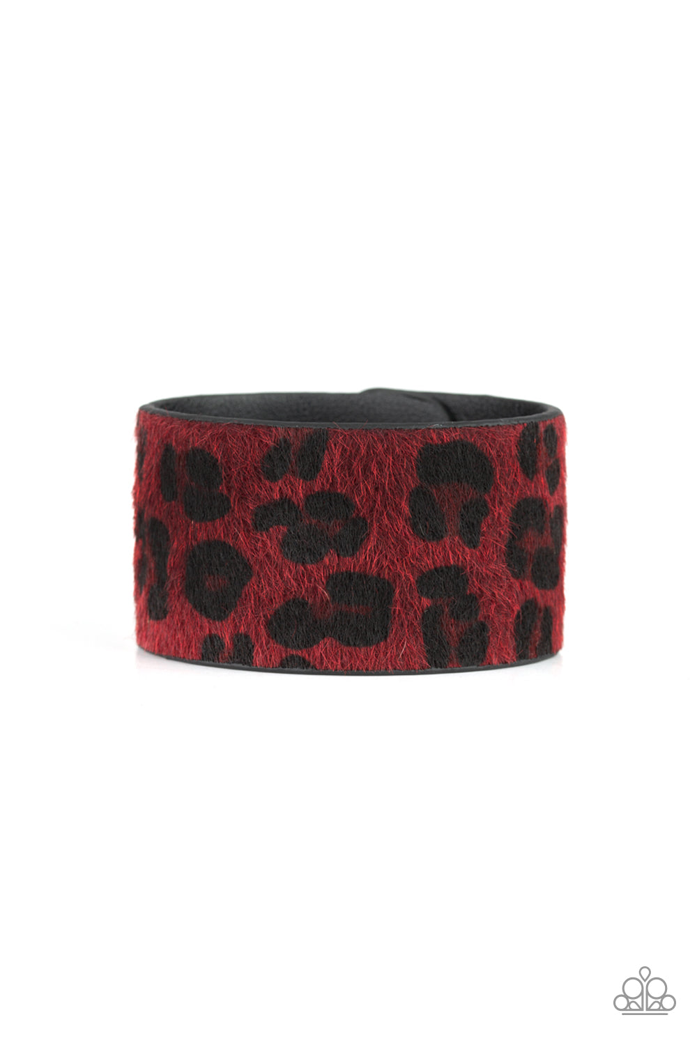 Cheetah Cabana - Red Wrap Urban Bracelet