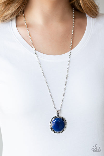 Stone Aura - Blue Necklace