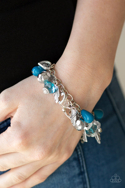 Charmingly Romantic - Blue Bracelet