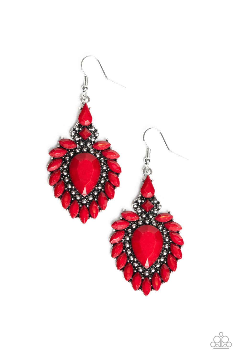 The LIONESS' Den - Red Earrings