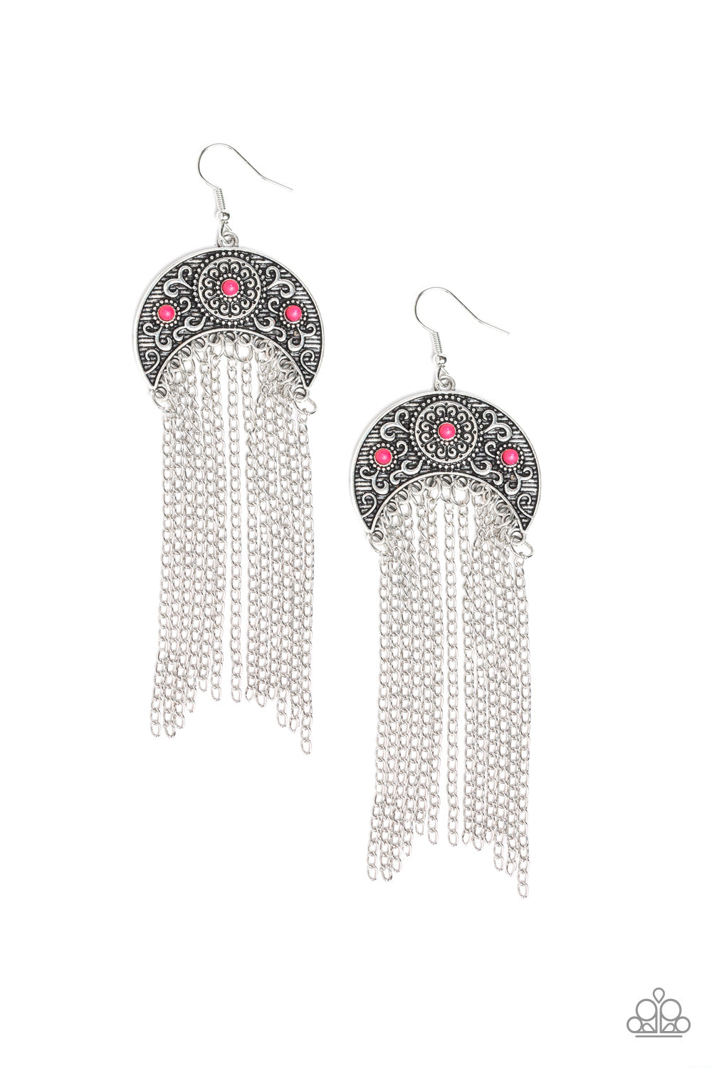 Lunar Melody - Pink Earrings