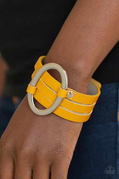 Cowgirl Cavalier - Yellow Wrap Urban Bracelet