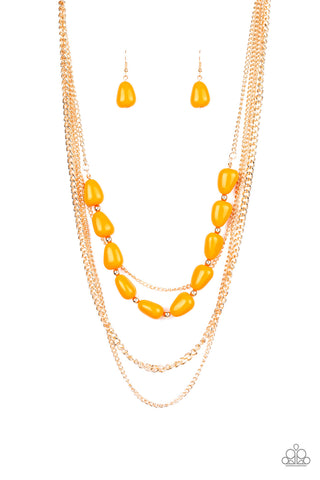 Trend Status - Orange Necklace