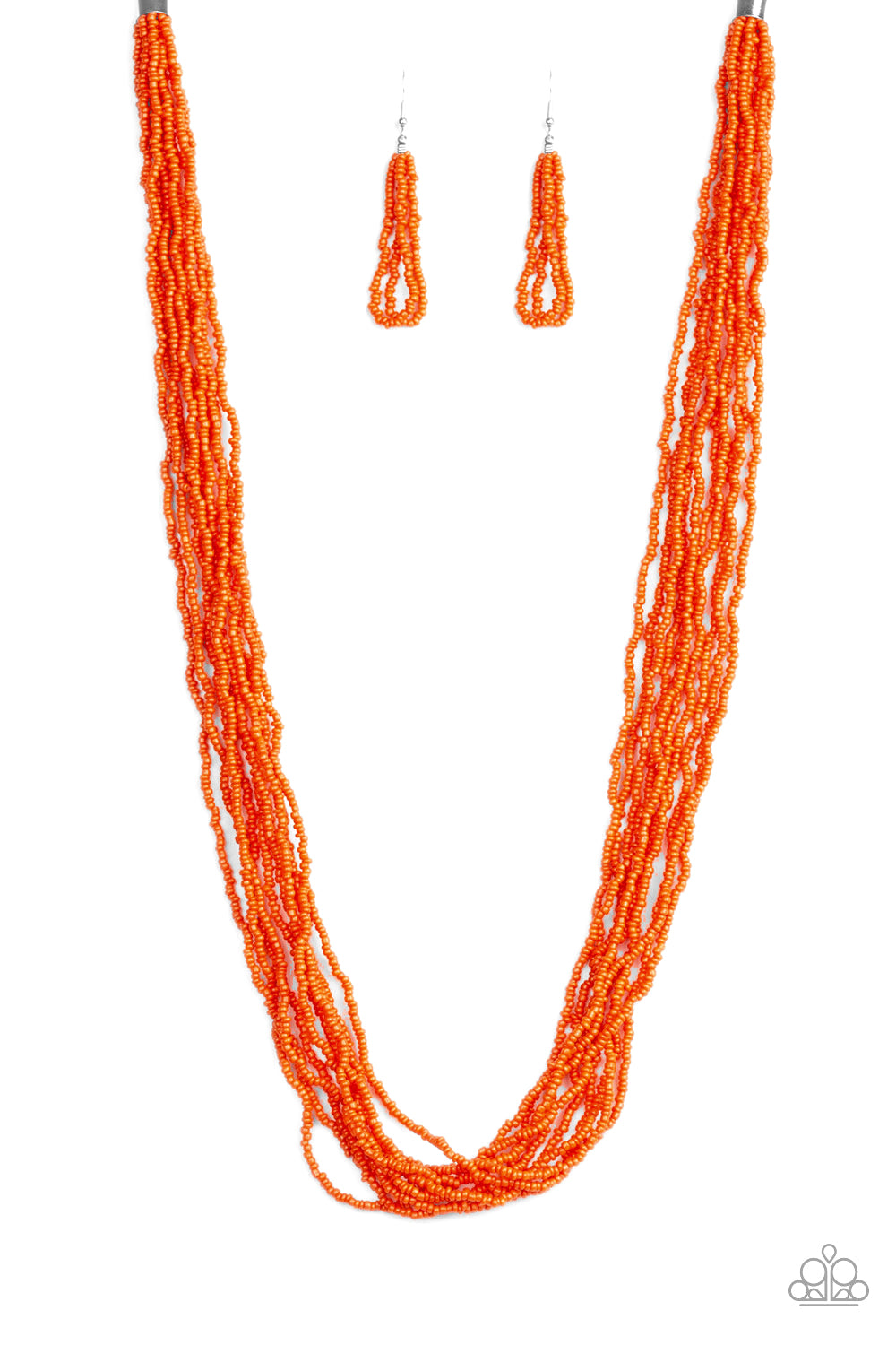 Congo Colada - Orange Necklace