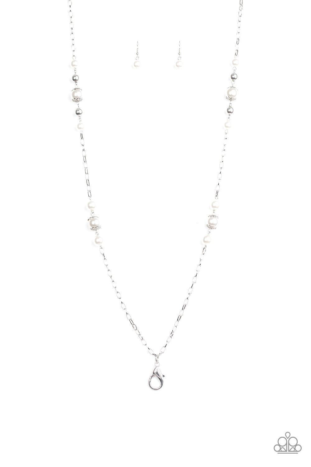 Wall Street Waltz - White Lanyard