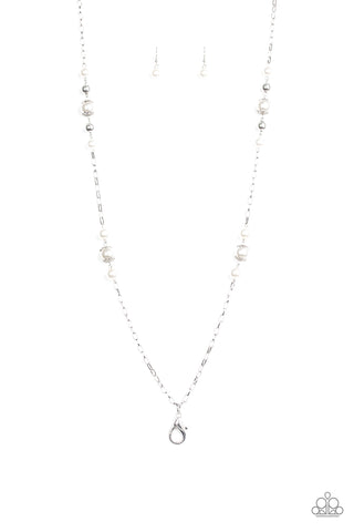 Wall Street Waltz - White Lanyard