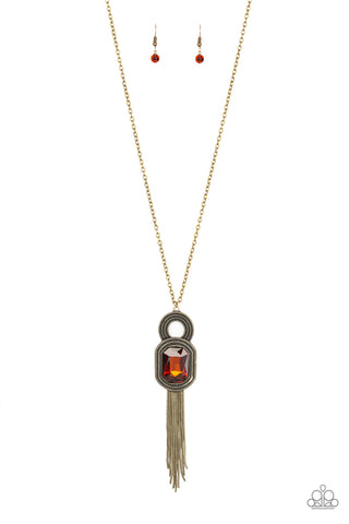 A Good TALISMAN Is Hard To Find - Brown Necklace