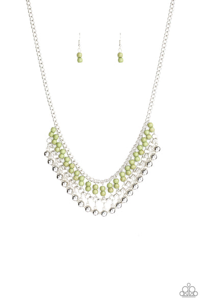 Beaded Bliss - Green Necklace