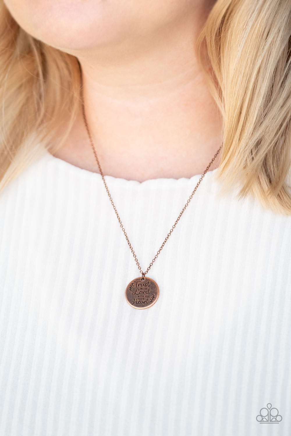 All You Need Is Trust - Copper Necklace