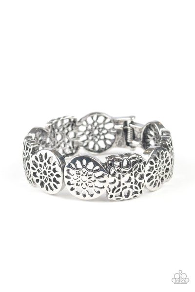 Mandala Mixer - Silver Bracelet