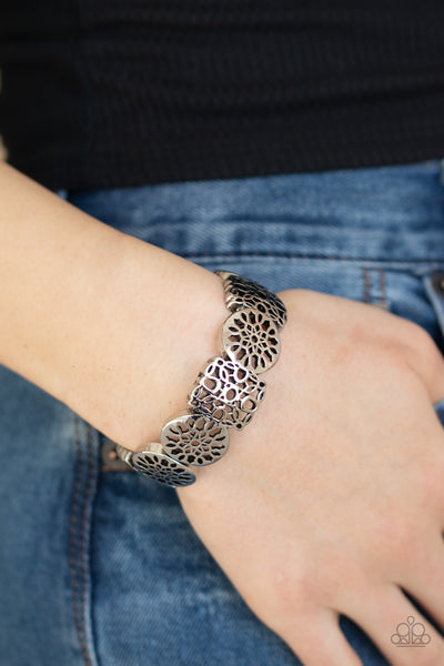 Mandala Mixer - Silver Bracelet