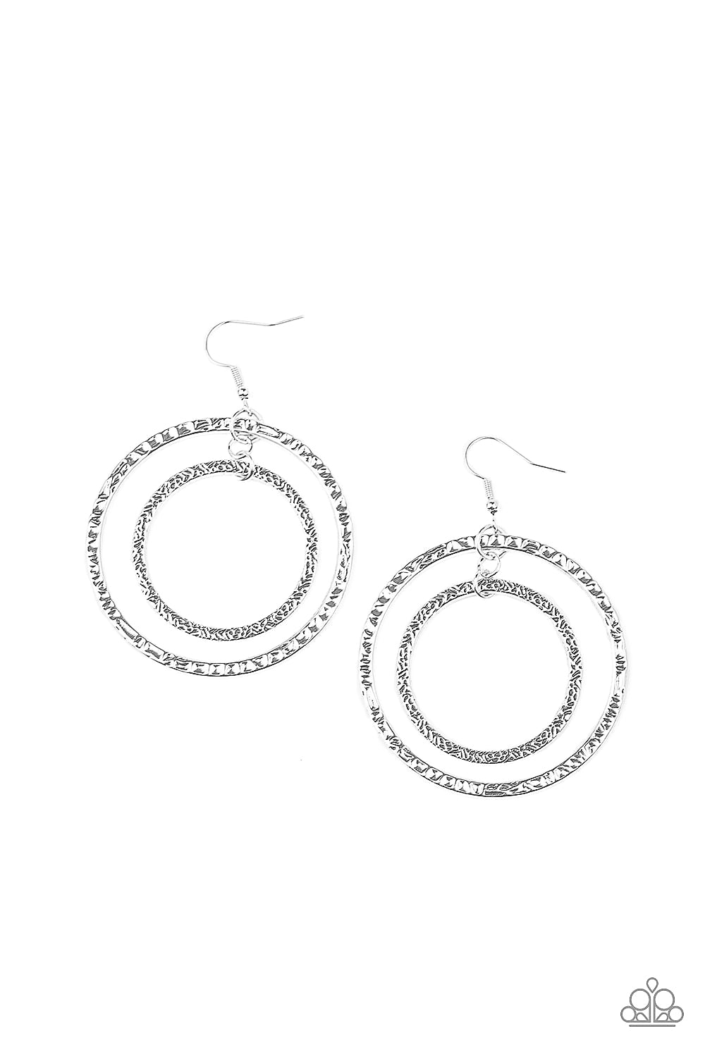 Fiercely Focused - Silver Earrings