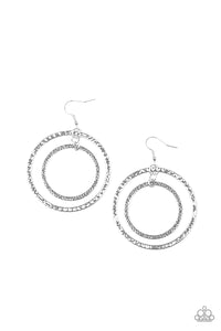 Fiercely Focused - Silver Earrings