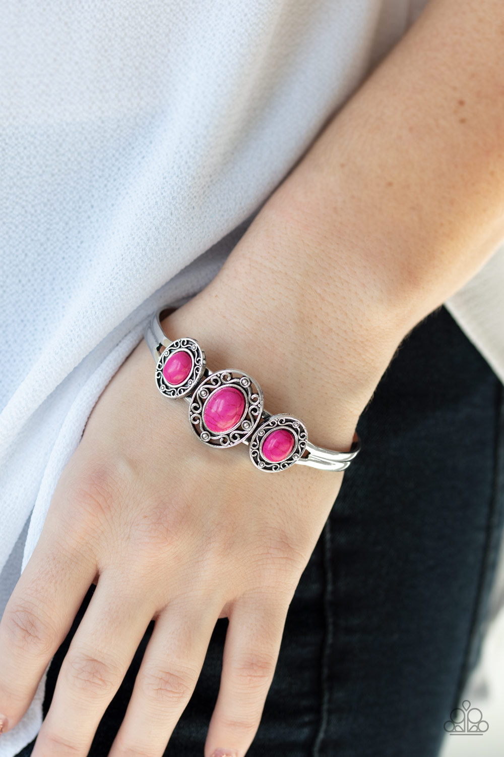 Stone Sage - Pink Bracelet
