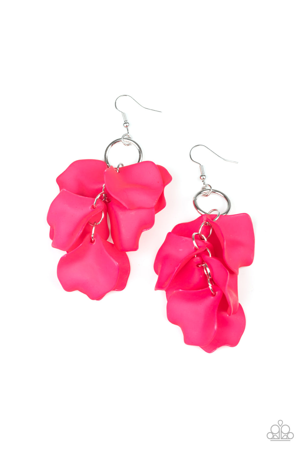 Glass Gardens - Pink Earrings