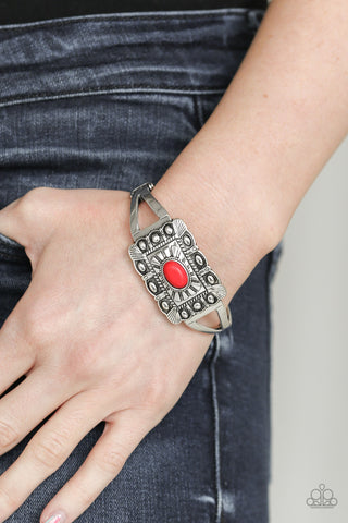 BIG House On The Prairie - Red Bracelet