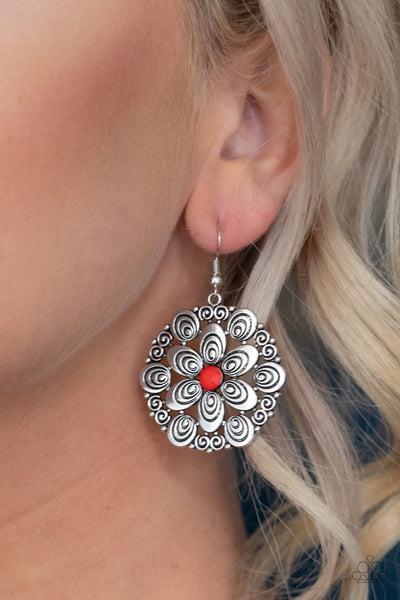 Grove Groove - Red Earrings