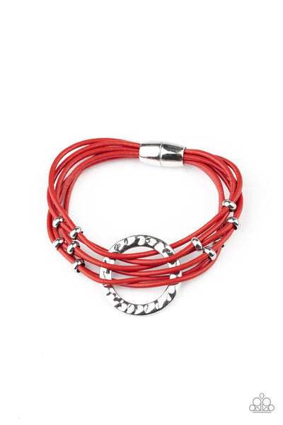 Magnetic Muse - Red Bracelet
